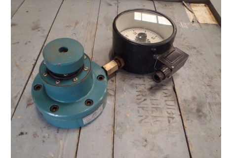 Hydraulische dynamometer, drukkrachtmeter. 6000 kilogram-6 ton